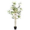 vidaXL Umetno bambusovo drevo Zelena 55 x 16 x 150 cm