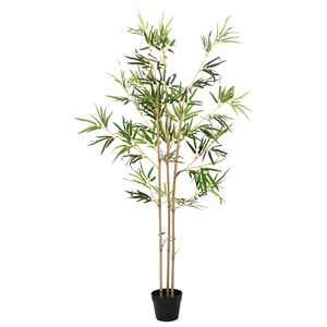 vidaXL Umetno bambusovo drevo Zelena 55 x 16 x 150 cm