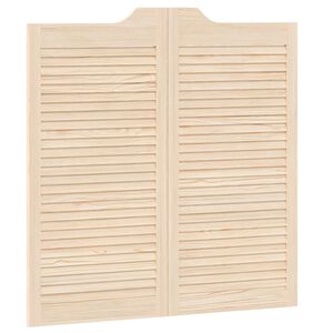 vidaXL Vrata na hod 100 x 50 cm Trdna borovina Naravna