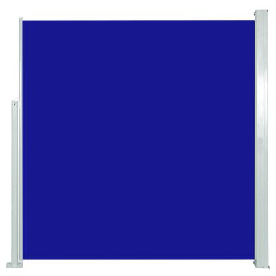 vidaXL Zložljiva stranska tenda 140 x 300 cm modra
