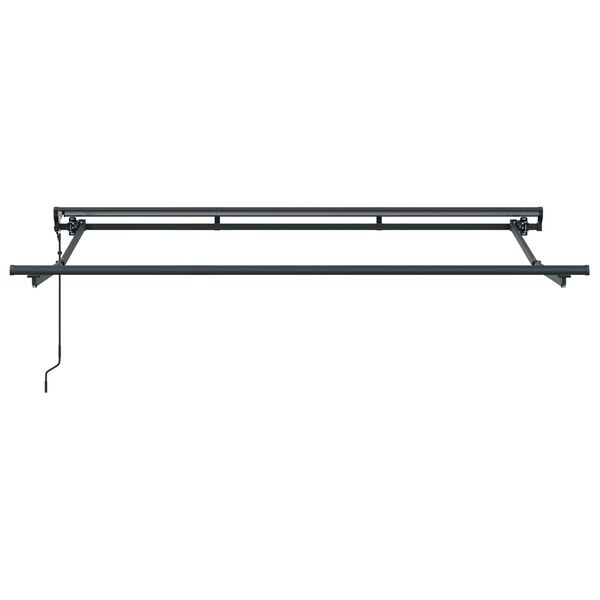 vidaXL Električni zložljiv senčnik Modra in bela 2,5 x 2 m