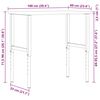 vidaXL Delovna miza 100x60x(71,5-98) cm trdna hrastovina