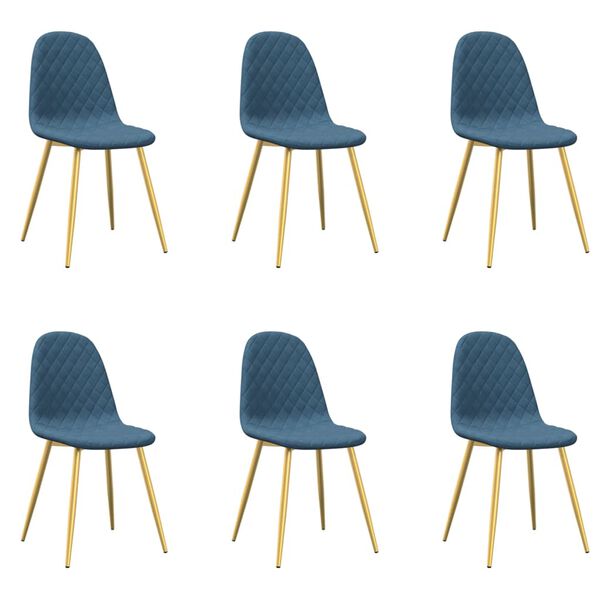 vidaXL jedilni stoli 6 kosov svetlo siv žamet