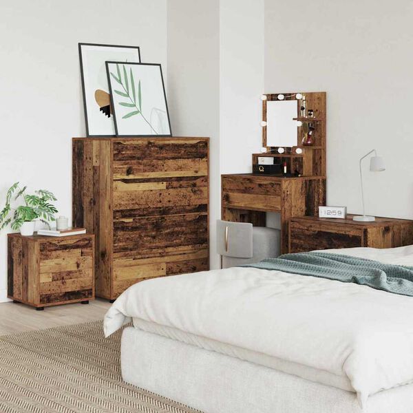 vidaXL Kopalni&scaron;ka omarica Star les 40,5 x 40 x 44 cm Konstruiran les