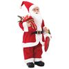 vidaXL Figura Božička Rdeča 46 cm Poliester