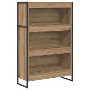 vidaXL Knjigovni omar 80 x 30 x 121 cm Inženirski les Oreh
