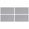 vidaXL Stopnice Pravokotna 4 pcs srebrna 50 x 25 cm Aluminij