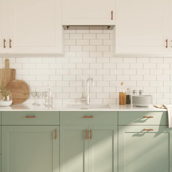 vidaXL Ročaji za omarico 10 kosov bron 64 mm nerjaveče jeklo