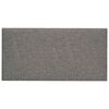 vidaXL Stenska glavna postelja 12 pcs Svetlo siva 30 x 15 cm blago