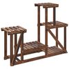 vidaXL Stojalo za rastline 90x25x73,5 cm trden les jelke