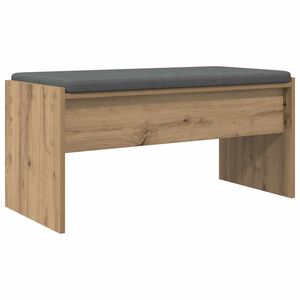 vidaXL Haldna klop Umetni hrast 83 x 38 x 40 cm