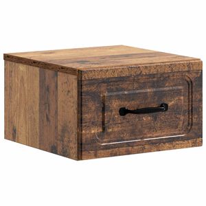 vidaXL Stenski nočni omarici Star les 34,5 x 33 x 20 cm Inženirski les