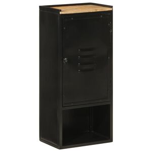 vidaXL Kopalni&scaron;ka omarica 40x27x90 cm železo in trden mangov les