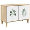 vidaXL TV omarica HANAU 69 x 33 x 50 cm Sonoma Inženirski les