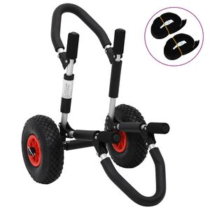 vidaXL SUP voziček za deska za deskanje zložljiv 45 kg aluminij