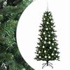 vidaXL Umetna božična jelka z bučko 120 cm 150 LED Toplo bela