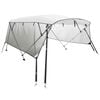 vidaXL Bimini tenda s 4 loki in stranicami 243x(185-198)x137 cm
