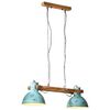 vidaXL Viseča svetilka 25 W obrabljeno modra 85x28x109 cm E27