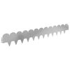 vidaXL Robovi trave 20 pcs 103 x 15 cm Jeklo Srebrna