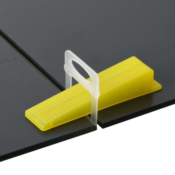 vidaXL Zagozde za izravnavo ploščic 100 kosov