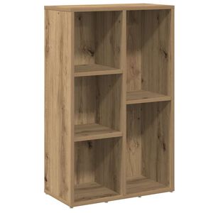 vidaXL Knjižna omara artisan hrast 50x25x80 cm inženirski les