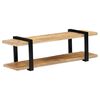 vidaXL TV omarica 130x40x40 cm trden mangov les