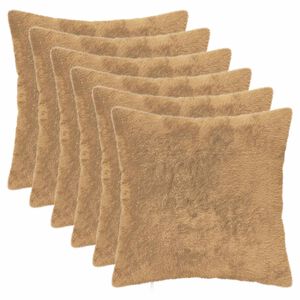 vidaXL Prevleka za blazino 6 kos HEERLEN Taupe 30 x 30 cm