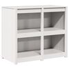 vidaXL Kuhinjski element MEPPEL Toplo bela 106 x 55 x 92 cm
