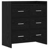 vidaXL Strani &scaron;al Črni hrast 75 x 33 x 80 cm Inženirski les