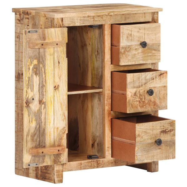vidaXL Komoda 59x35x75 cm robusten mangov les