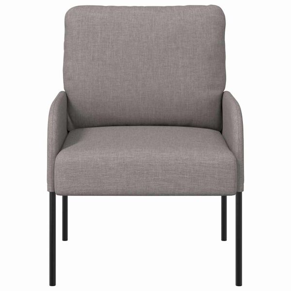 vidaXL Sedežne garniture z blazino 55cm Taupe Vezani les