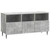 vidaXL TV omarica Betonsko siva 102 x 34,5 x 50 cm Inženirski les