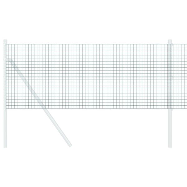 vidaXL Ograja z varjeno žico Zelena 0.5 x 50 m