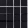 vidaXL Blazina za palete črn karo vzorec 60x61,5x10 cm oxford blago