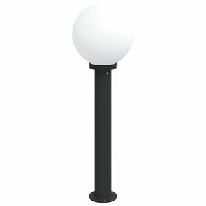 vidaXL Stebričasta svetilka 80 cm črna IP44