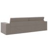 vidaXL Sofa postelja 200cm Taupe blago