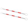 vidaXL Zložljive palice za prometni stožec 2 kosa plastika 116-197 cm