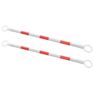 vidaXL Zložljive palice za prometni stožec 2 kosa plastika 116-197 cm
