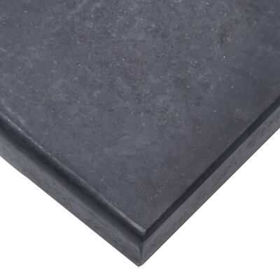 vidaXL Stojalo za senčnik črno 40x28x4 cm granitno