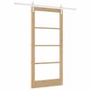 vidaXL Drsna vrata ORKDAL Naravna 93 x 202 cm
