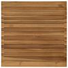 vidaXL Nepremična povr&scaron;ina 60 x 60 x 3,5 cm Kvadrat Trden tikov les