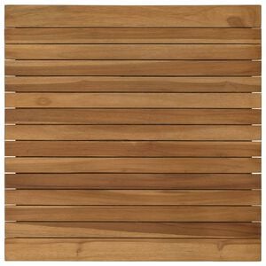 vidaXL Nepremična povr&scaron;ina 60 x 60 x 3,5 cm Kvadrat Trden tikov les