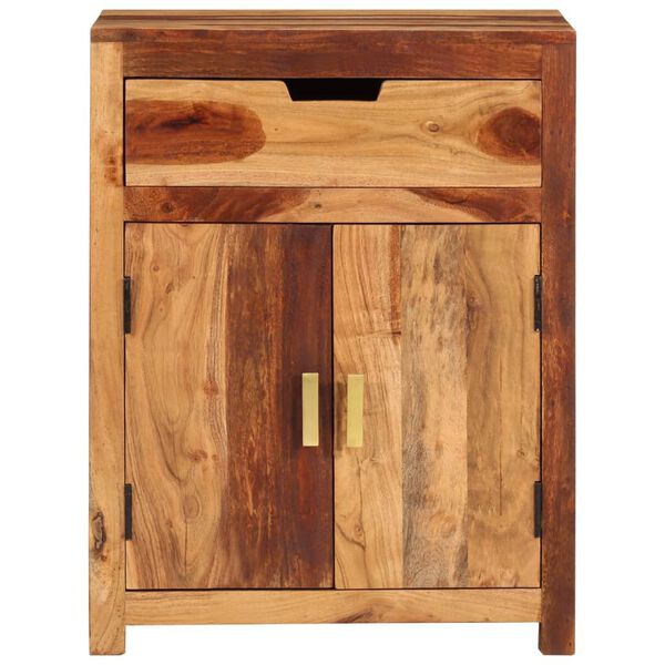 vidaXL Komoda 58,5x35x75,5 cm trden akacijev les