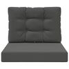 vidaXL Zunanja blazina za kavč 2 pcs Antracit Poliester