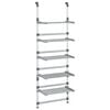 vidaXL 5-nadstropno viseče stojalo za su&scaron;enje perila aluminij