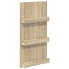 vidaXL Regal za revije Sonoma hrast 51 x 11 x 102 cm Inženirski les