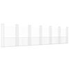 vidaXL Gabion košara U-oblike s 7 stebri železo 740x20x200 cm