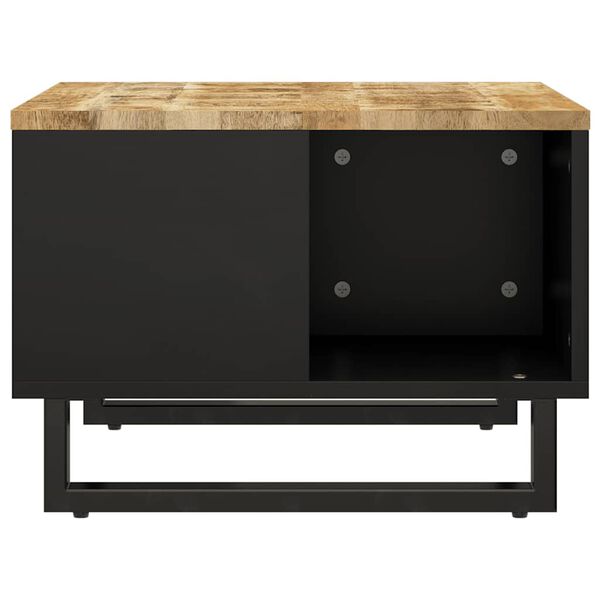 vidaXL Klubska mizica 60x50x35 cm trden mangov les