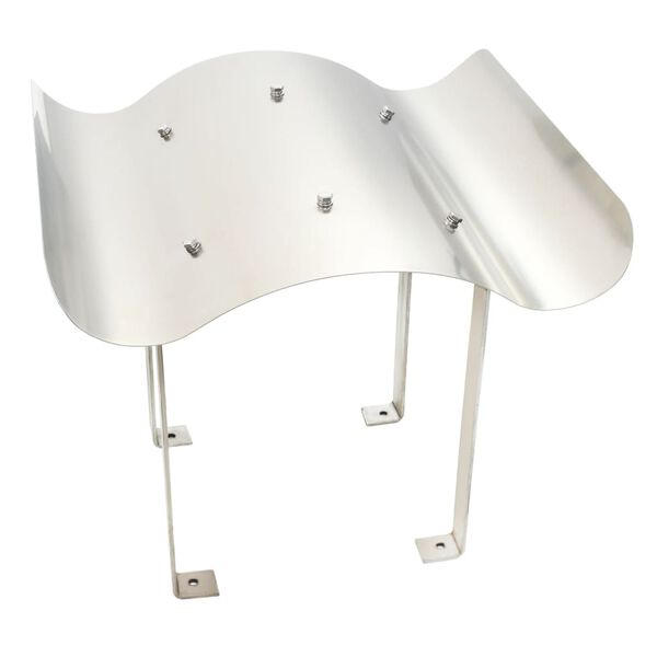 vidaXL Dimniška kapa nerjaveče jeklo 50 x 50 x 37 cm