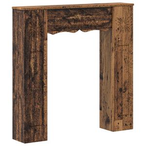 vidaXL Okvir kamina Star les 102 x 20 x 102 cm Inženirski les